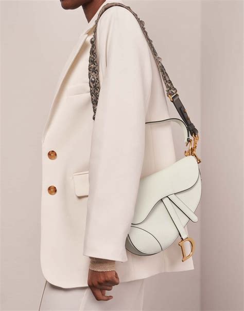 dior saddle cream|Mini Saddle Bag Cream.